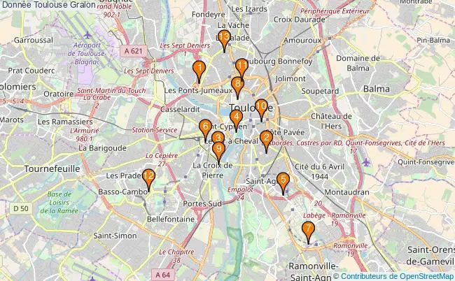 plan Donnée Toulouse Associations Donnée Toulouse : 15 associations