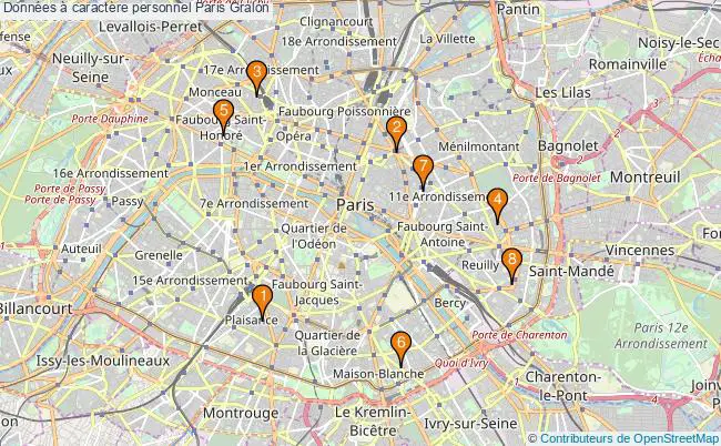 plan Données à caractère personnel Paris Associations données à caractère personnel Paris : 15 associations