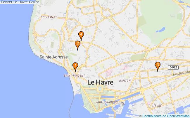 plan Donner Le Havre Associations Donner Le Havre : 4 associations