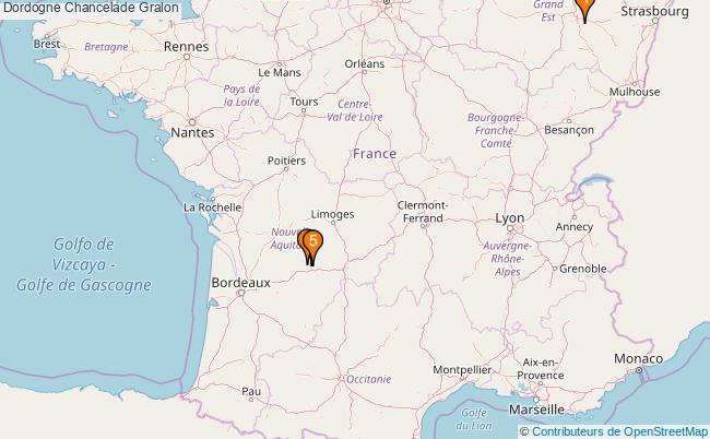 plan Dordogne Chancelade Associations Dordogne Chancelade : 8 associations