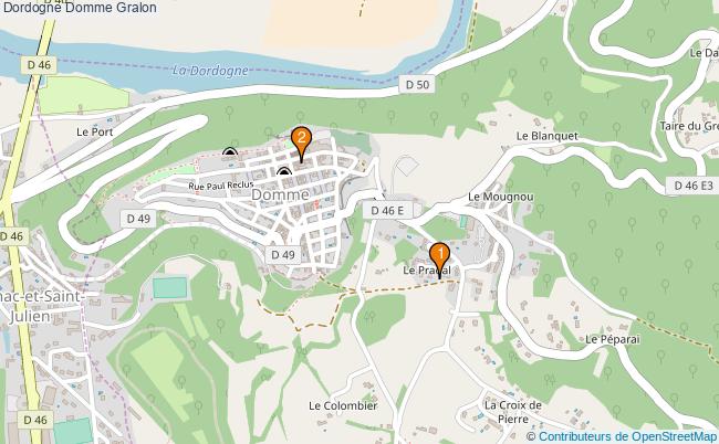 plan Dordogne Domme Associations Dordogne Domme : 2 associations