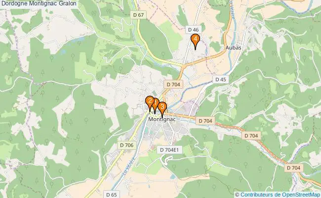 plan Dordogne Montignac Associations Dordogne Montignac : 5 associations