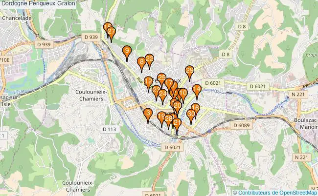 plan Dordogne Périgueux Associations Dordogne Périgueux : 101 associations