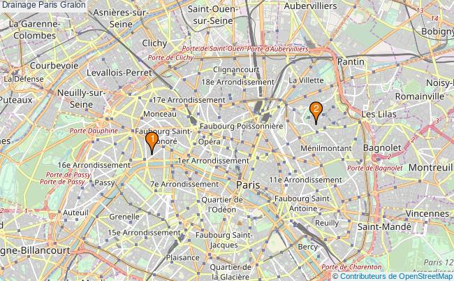 plan Drainage Paris Associations drainage Paris : 4 associations
