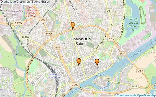 plan Dramatique Chalon-sur-Saône Associations dramatique Chalon-sur-Saône : 4 associations