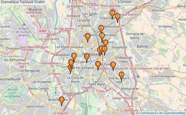 plan Dramatique Toulouse Associations dramatique Toulouse : 18 associations