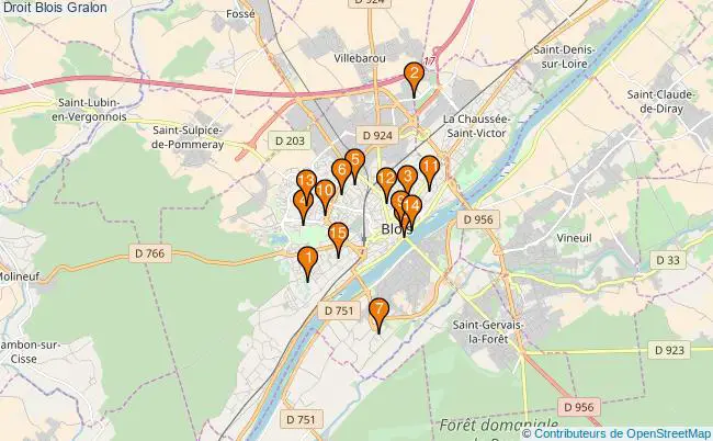 plan Droit Blois Associations droit Blois : 21 associations