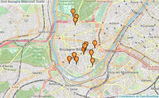 plan Droit Boulogne-Billancourt Associations droit Boulogne-Billancourt : 21 associations