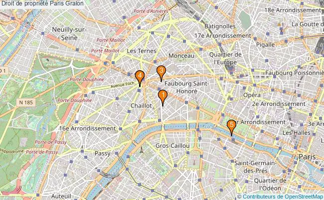 plan Droit de propriété Paris Associations droit de propriété Paris : 5 associations