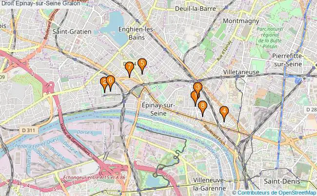 plan Droit Epinay-sur-Seine Associations droit Epinay-sur-Seine : 10 associations