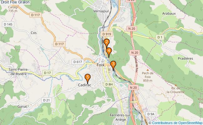 plan Droit Foix Associations droit Foix : 5 associations