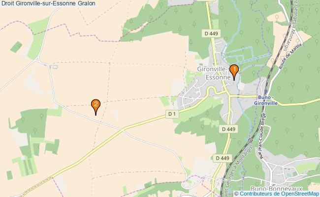 plan Droit Gironville-sur-Essonne Associations droit Gironville-sur-Essonne : 2 associations
