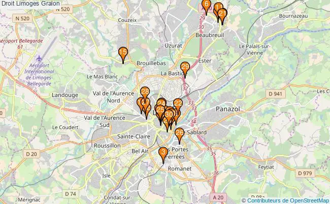 plan Droit Limoges Associations droit Limoges : 40 associations