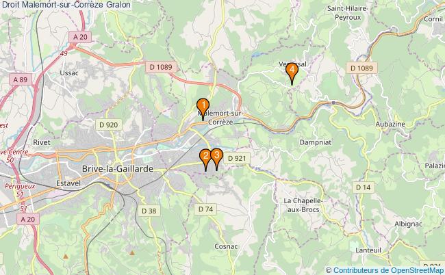 plan Droit Malemort-sur-Corrèze Associations droit Malemort-sur-Corrèze : 4 associations