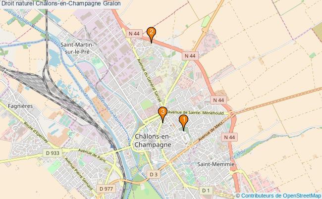 plan Droit naturel Châlons-en-Champagne Associations droit naturel Châlons-en-Champagne : 3 associations