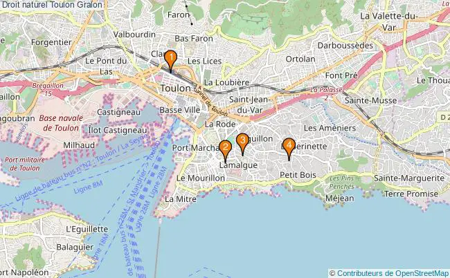 plan Droit naturel Toulon Associations droit naturel Toulon : 4 associations