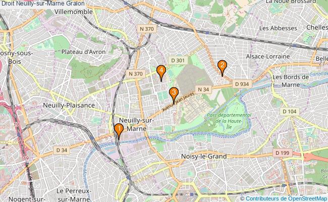 plan Droit Neuilly-sur-Marne Associations droit Neuilly-sur-Marne : 6 associations