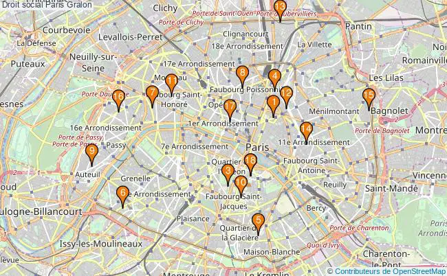 plan Droit social Paris Associations droit social Paris : 23 associations