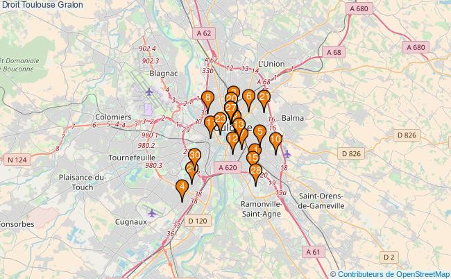 plan Droit Toulouse Associations droit Toulouse : 125 associations