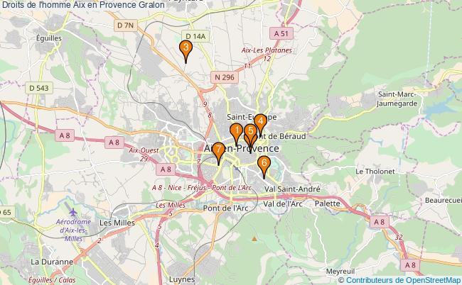 plan Droits de l'homme Aix en Provence Associations droits de l'homme Aix en Provence : 7 associations