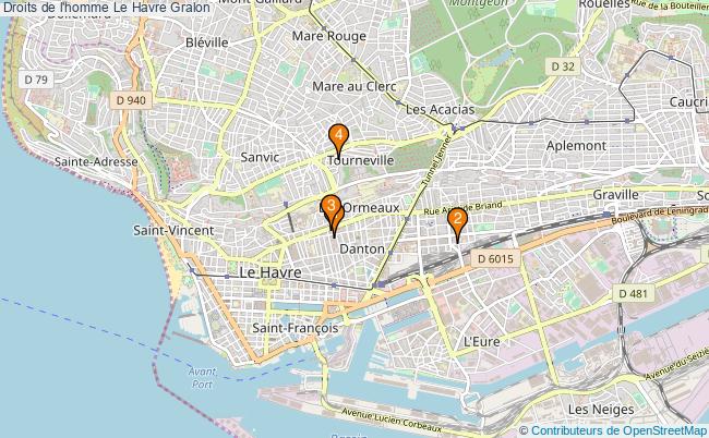 plan Droits de l'homme Le Havre Associations droits de l'homme Le Havre : 4 associations