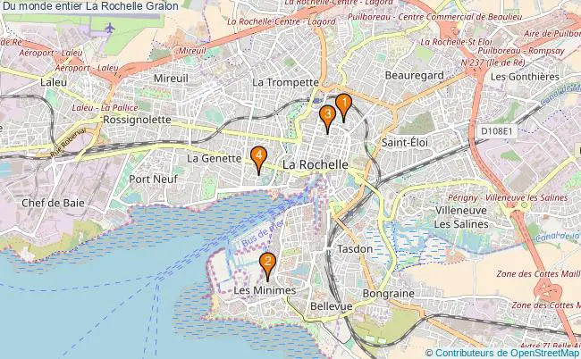 plan Du monde entier La Rochelle Associations Du monde entier La Rochelle : 4 associations
