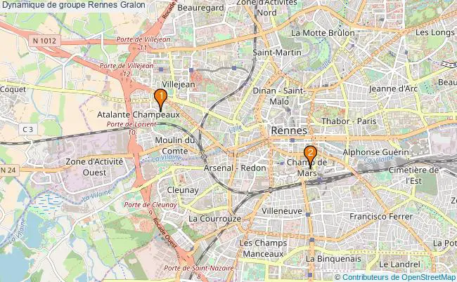 plan Dynamique de groupe Rennes Associations dynamique de groupe Rennes : 2 associations