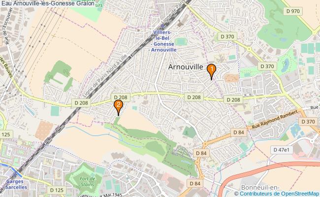 plan Eau Arnouville-lès-Gonesse Associations Eau Arnouville-lès-Gonesse : 3 associations
