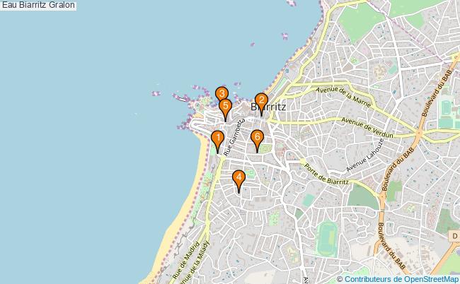 plan Eau Biarritz Associations Eau Biarritz : 10 associations