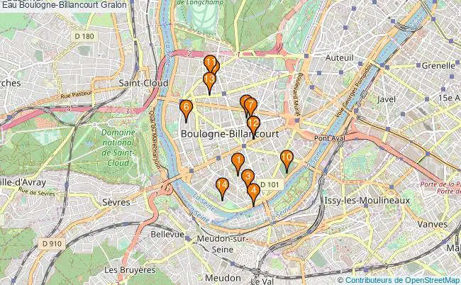 plan Eau Boulogne-Billancourt Associations Eau Boulogne-Billancourt : 16 associations