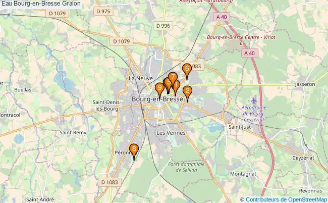 plan Eau Bourg-en-Bresse Associations Eau Bourg-en-Bresse : 8 associations