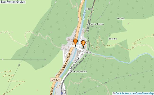 plan Eau Fontan Associations Eau Fontan : 2 associations