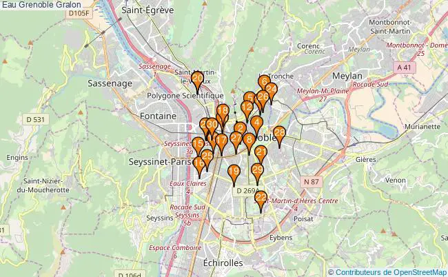 plan Eau Grenoble Associations Eau Grenoble : 33 associations