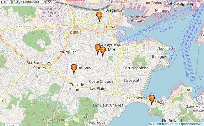 plan Eau La Seyne-sur-Mer Associations Eau La Seyne-sur-Mer : 8 associations