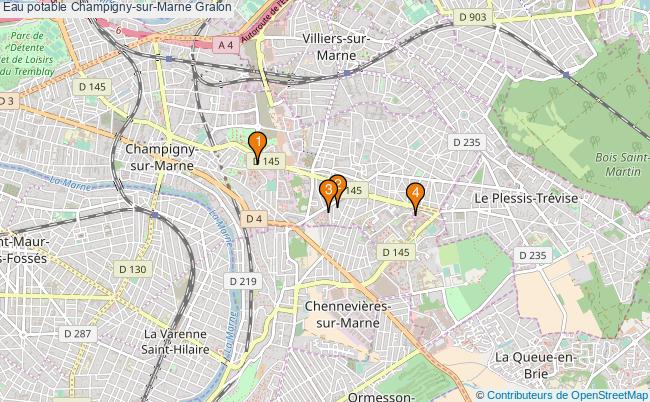 plan Eau potable Champigny-sur-Marne Associations eau potable Champigny-sur-Marne : 5 associations