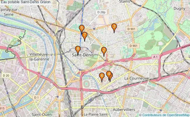 plan Eau potable Saint-Denis Associations eau potable Saint-Denis : 10 associations