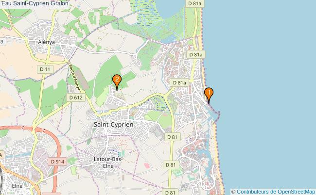 plan Eau Saint-Cyprien Associations Eau Saint-Cyprien : 2 associations