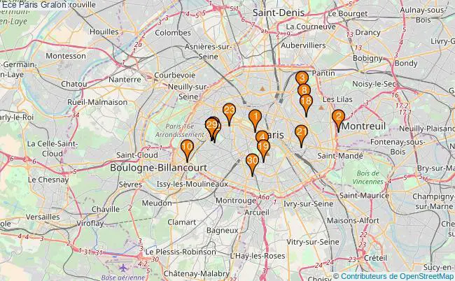 plan Ece Paris Associations ece Paris : 37 associations