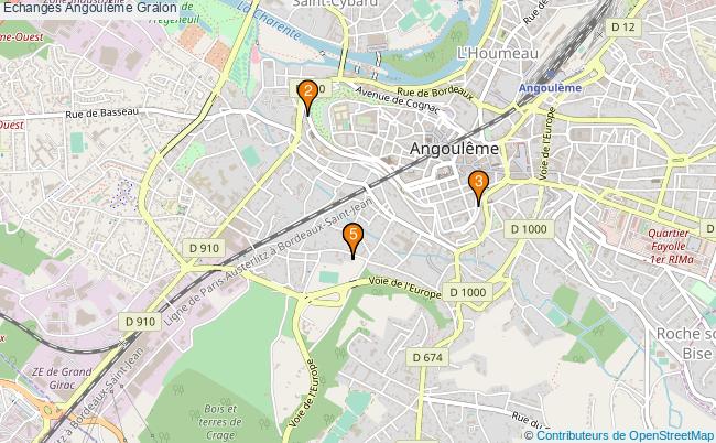 plan Echanges Angoulême Associations echanges Angoulême : 4 associations
