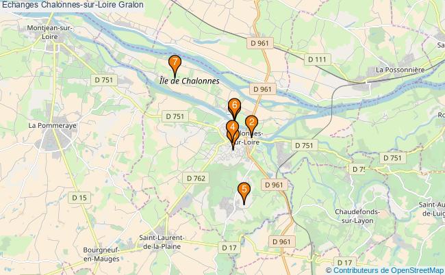 plan Echanges Chalonnes-sur-Loire Associations echanges Chalonnes-sur-Loire : 5 associations