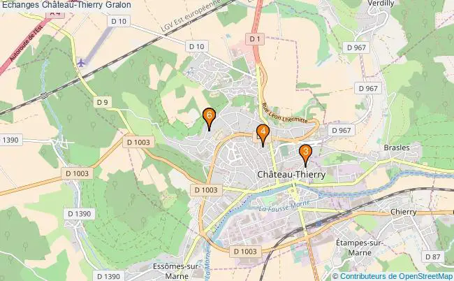plan Echanges Château-Thierry Associations echanges Château-Thierry : 6 associations