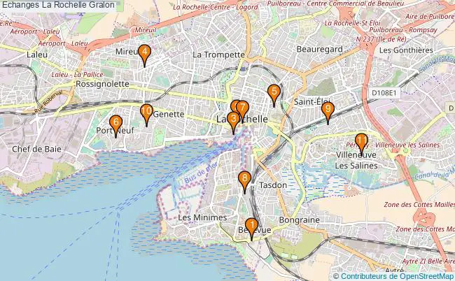 plan Echanges La Rochelle Associations echanges La Rochelle : 10 associations