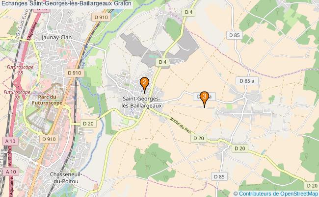 plan Echanges Saint-Georges-lès-Baillargeaux Associations echanges Saint-Georges-lès-Baillargeaux : 3 associations