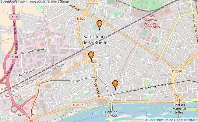 plan Echanges Saint-Jean-de-la-Ruelle Associations echanges Saint-Jean-de-la-Ruelle : 3 associations