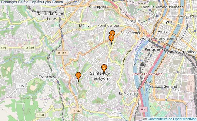 plan Echanges Sainte-Foy-lès-Lyon Associations echanges Sainte-Foy-lès-Lyon : 3 associations