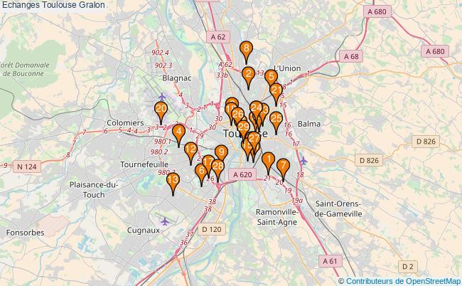 plan Echanges Toulouse Associations echanges Toulouse : 26 associations