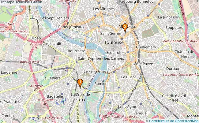 plan écharpe Toulouse Associations écharpe Toulouse : 2 associations