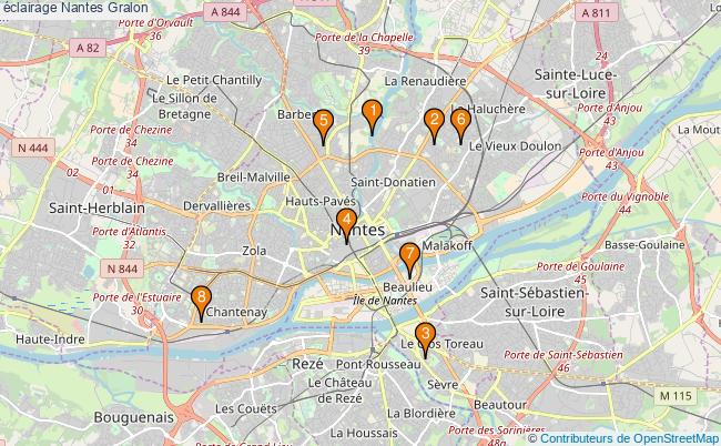 plan éclairage Nantes Associations éclairage Nantes : 12 associations