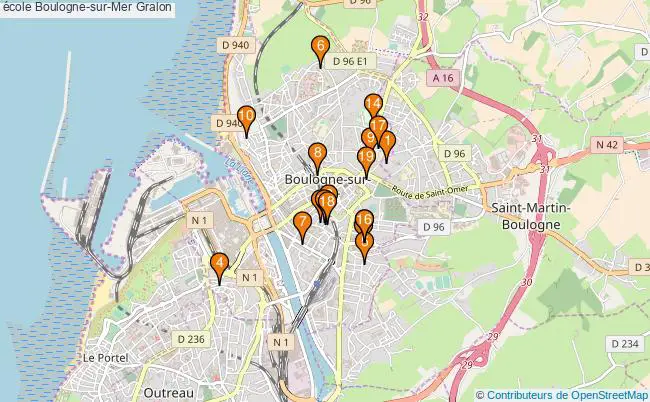 plan école Boulogne-sur-Mer Associations école Boulogne-sur-Mer : 27 associations