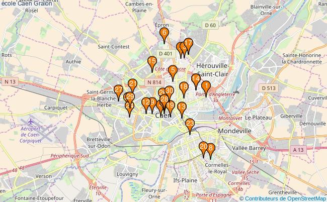 plan école Caen Associations école Caen : 80 associations